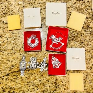 Christmas ornaments WINTERLACE by TAMERLANE lot nutcracker bell other